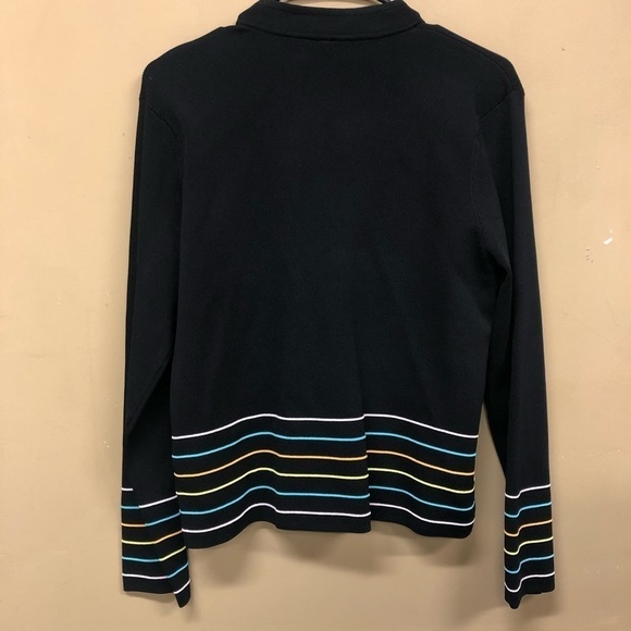 M.T.W.T 9-5 Multicolor Black Career Jacket - Picture 2 of 6